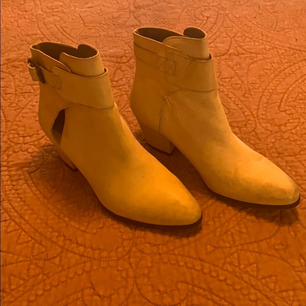Tan booties Free People